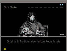 Tablet Screenshot of chrisclarkemusic.com